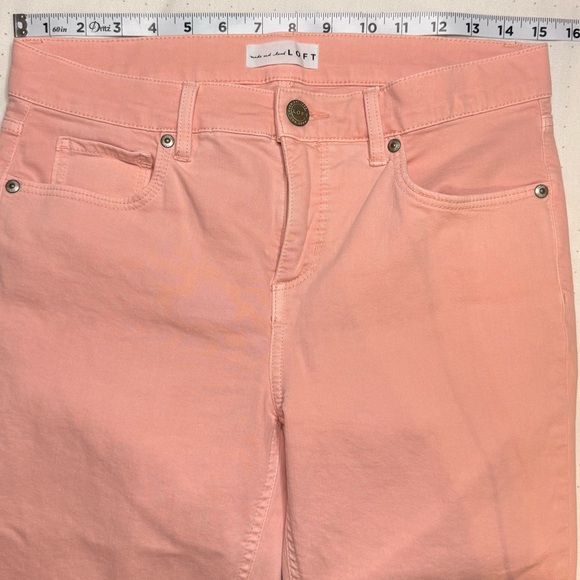 LOFT Women's Skinny Jeans in Light Pink - Picture 8 of 8